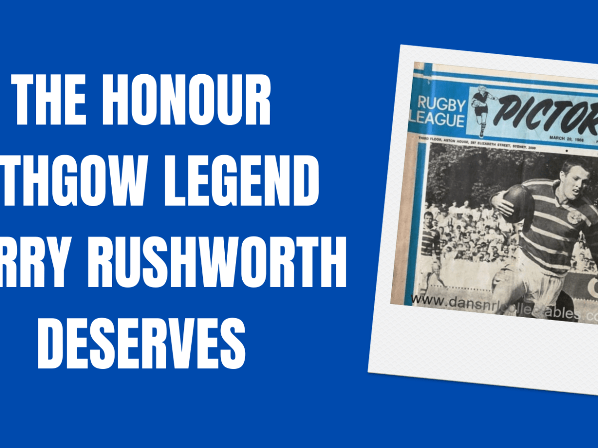 The honour that legendary Lithgow international representative Barry Rushworth deserves